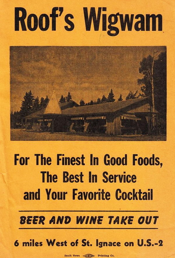 Roofs Wigwam - Print Ad (newer photo)